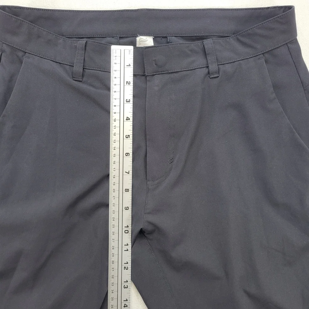 Fabletics Only Pant Mens 33x30 Black Athletic Tech Trousers PT2355650